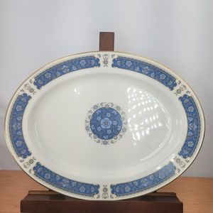 Carico Renaissance Fine China Japan Oval Serving Platter 13.5"